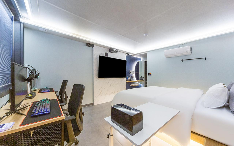 Bedroom 4, Gwangju Hwajeong-dong Hotel The Araboda, Buk