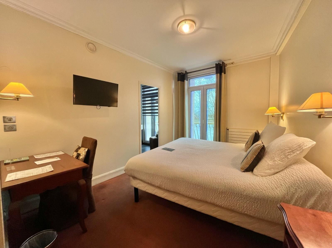 Bedroom 3, Hôtel du Rivage, Loiret