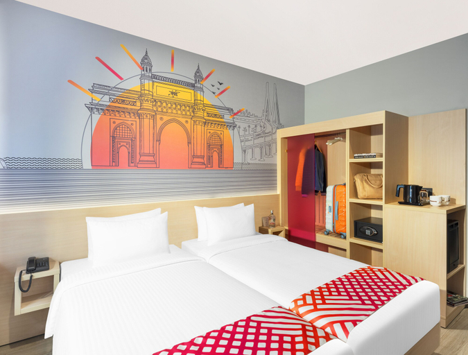 Bedroom 3, Ginger Mumbai Airport, Mumbai Suburban