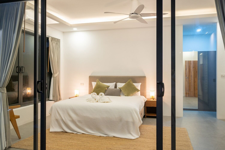 Bedroom 2, Modern 3 Bedroom Villa - KBR16, Ko Samui