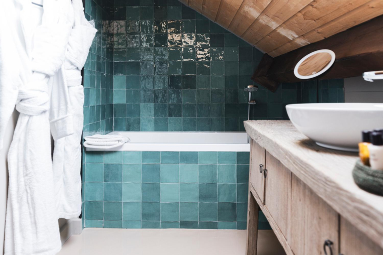 Bathroom 2, Le Refuge du Grand Hotel - Altitude 1900 m - Acces Cabine - Cabin Access, Hautes-Alpes
