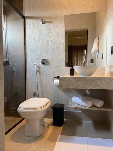 Bathroom, Pousada Por do Sol, São João Batista do Glória