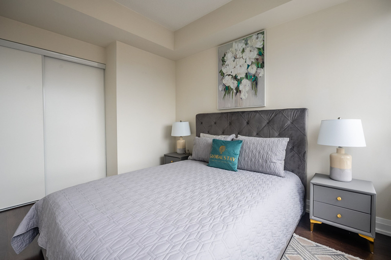 Bedroom 3, Modern Apartments in North York, Toronto