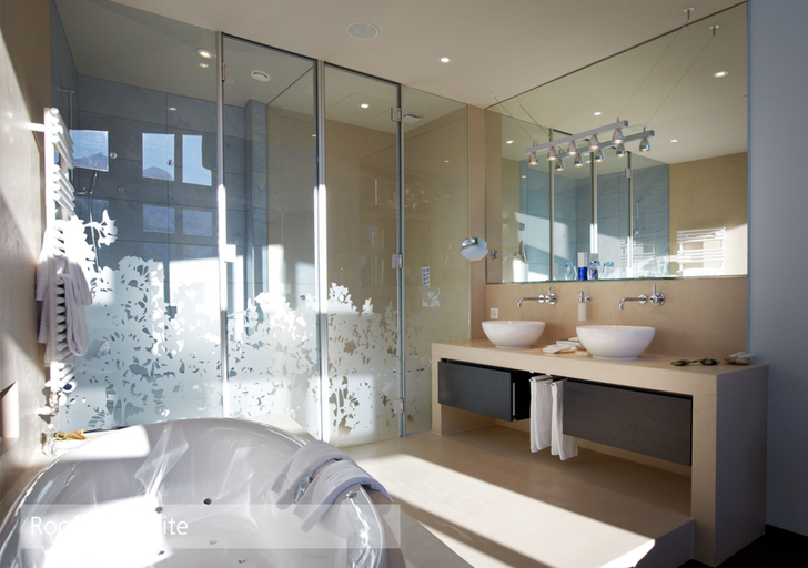 Bathroom 5, Lenkerhof Gourmet Spa Resort, Obersimmental