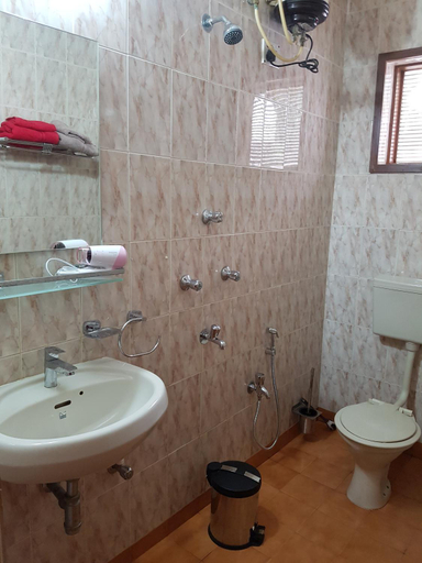 Bathroom 3, Casa Arvana Near Calangute Beach, North Goa