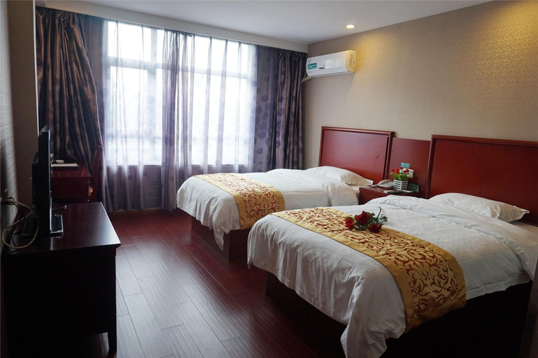 Bedroom 3, Greentree Inn Nantong Qidong Lvsi Harbour, Nantong