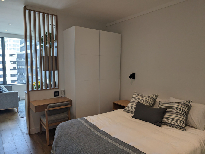 Bedroom 2, Trendy Studio at the Barracks on Bree, City of Cape Town