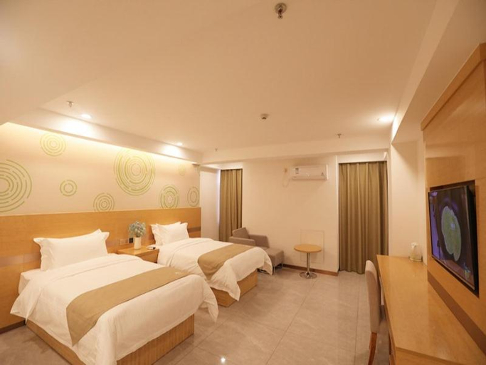 Bedroom 2, GreenTree Inn Haikou Chengmai Software Park, Hainan