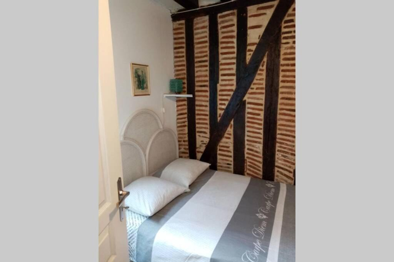 Bedroom 1, Appartement deux pieces - coeur de ville quartier cathedrale, Indre-et-Loire