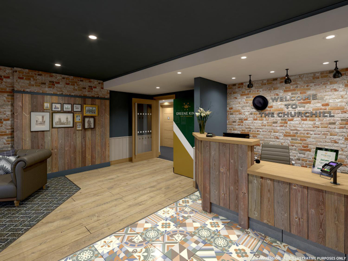 Public Area 2, The Churchill By Greene King Inns, Wiltshire