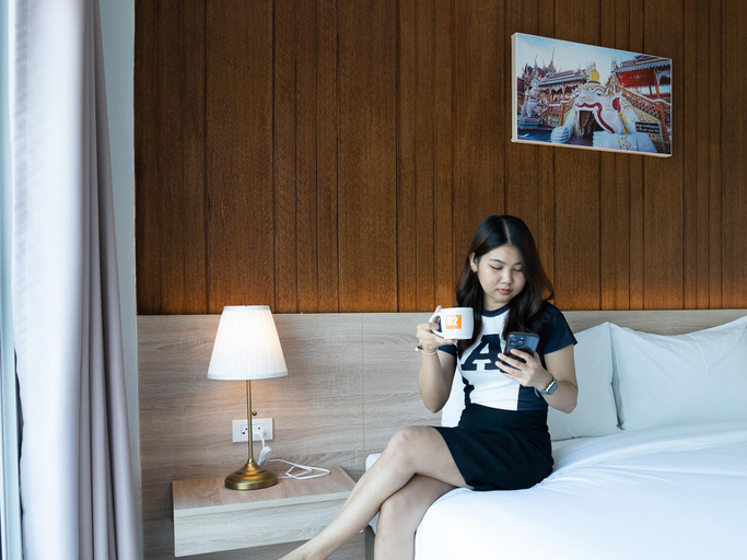 Bedroom 2, B2 Nakhon Sawan Boutique & Budget Hotel, Muang Nakhon Sawan