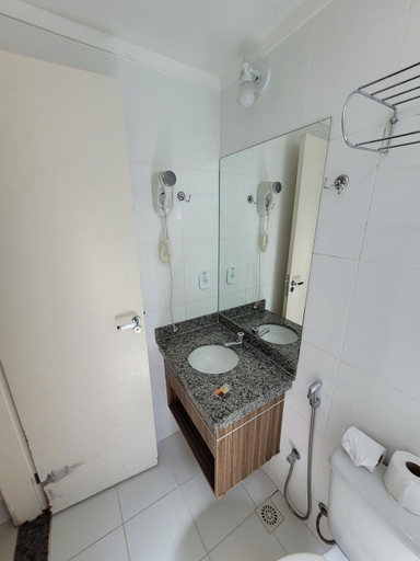 Bathroom, Lacqua DiRoma Rm Hospedagem, Caldas Novas