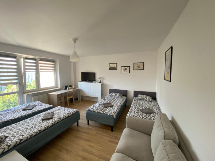 Bedroom 3, Pokoje Polinezyjska, Warsaw