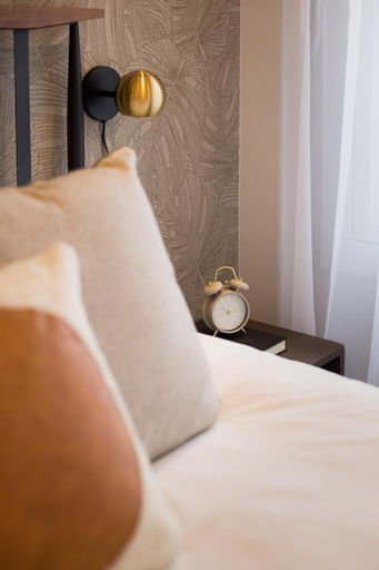 Bedroom 2, Blue Tropics Studio in Little Italy with kitchen by Den Stays, Montréal