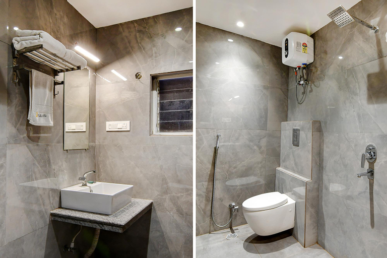 Bathroom 4, FabHotel Sivalika Inn - Near Howrah station, Haora