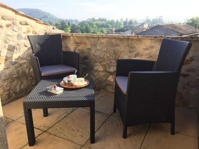 Balcony/terrace, Chambres et gites du clocher, Ardèche