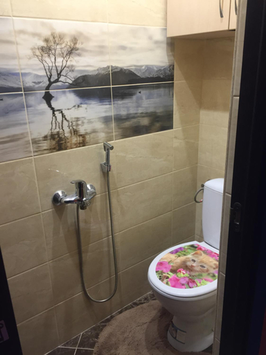 Bathroom 2, Хостел Мансардная комната с невысоким потолком до 170 см, Drohobyts'ka