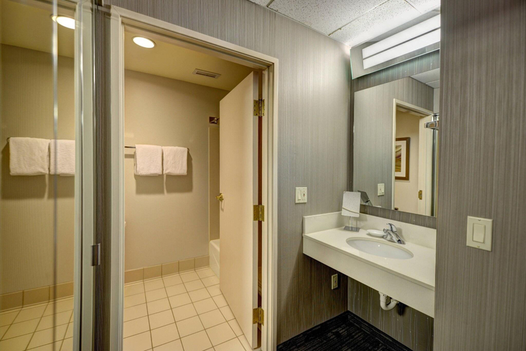 Bathroom, Courtyard By Marriott Wausau, Marathon