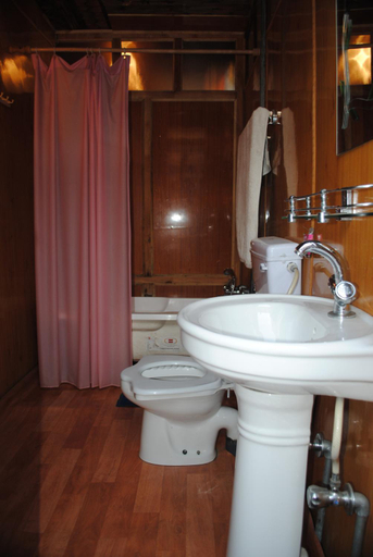 Bathroom 4, Houseboat Zaindari Palace, Srinagar