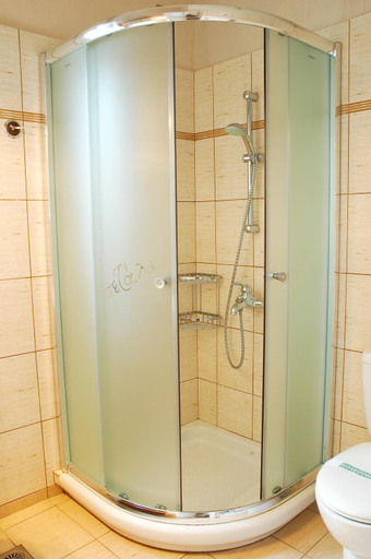 Bathroom 3, Petali Village Hotel, South Aegean