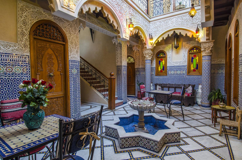 Public Area, Riad Sidi Fatah, Rabat
