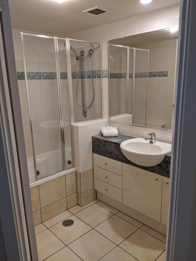 Bathroom 3, Moorings Beach Resort, Caloundra - Caloundra S.