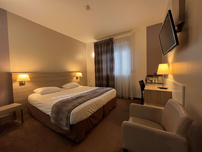 Bedroom 3, Hotel Campanile Metz Nord - Talange, Moselle