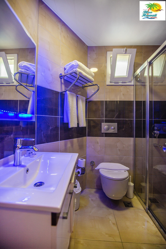 Bathroom, Kleopatra Blue Hawaii Hotel, Alanya