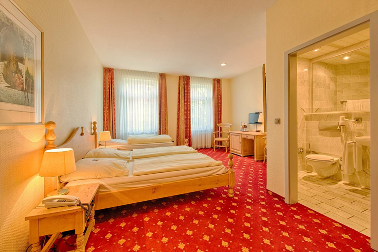 Bedroom 2, Hotel Kronprinz Garni, Minden-Lübbecke