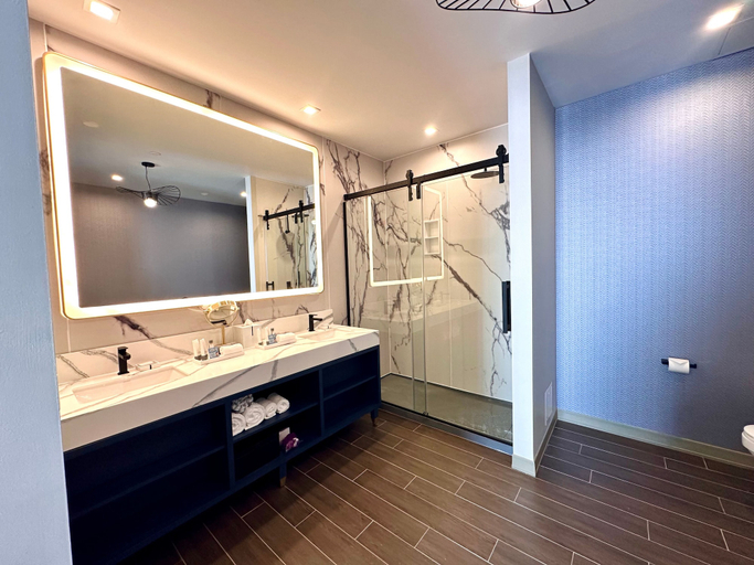 Bathroom 5, Chez Hotel Arlington Heights, Cook