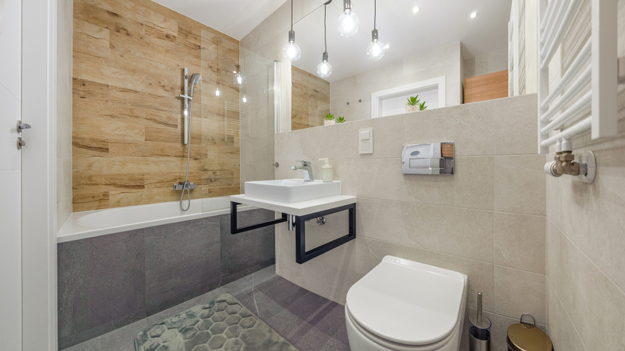 Bathroom 3, Apartament Sun & Snow Przystań Letnica, Gdańsk City