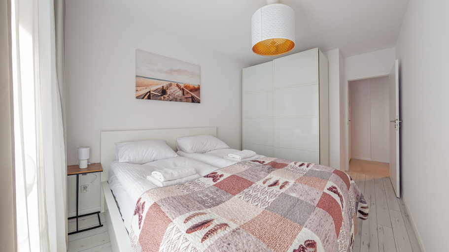 Bedroom 2, Apartament Sun & Snow Przystań Letnica, Gdańsk City