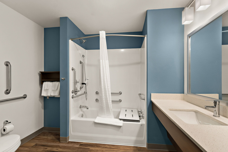 Bathroom 5, WoodSpring Suites Fort Collins, Larimer