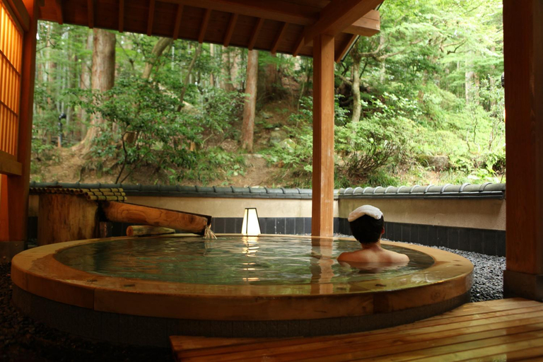 Hot spring bath 1, Yumotokan, Agano