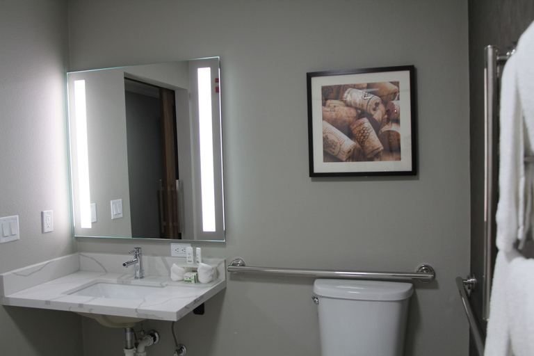 Bathroom 4, La Quinta Inn & Suites by Wyndham Yakima Downtown, Yakima