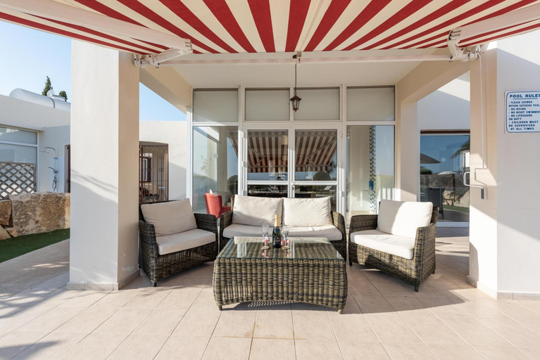 Balcony/terrace, Villa Marina Sunrise by Ezoria Villas