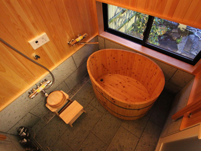 Bathroom 2, Brian Machiya Inn, Kyoto
