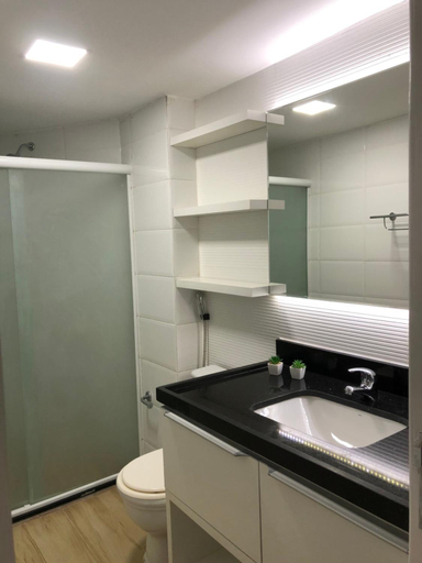 Bathroom 2, Flat Beira Mar de Tambau apto 206, João Pessoa