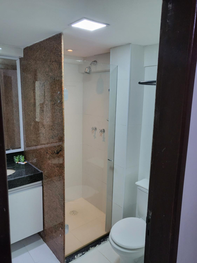 Bathroom 3, Lindo Flat no Royal Residence Flat, João Pessoa