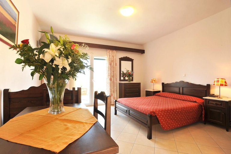 Bedroom 4, Amygdalies Apartments, North Aegean