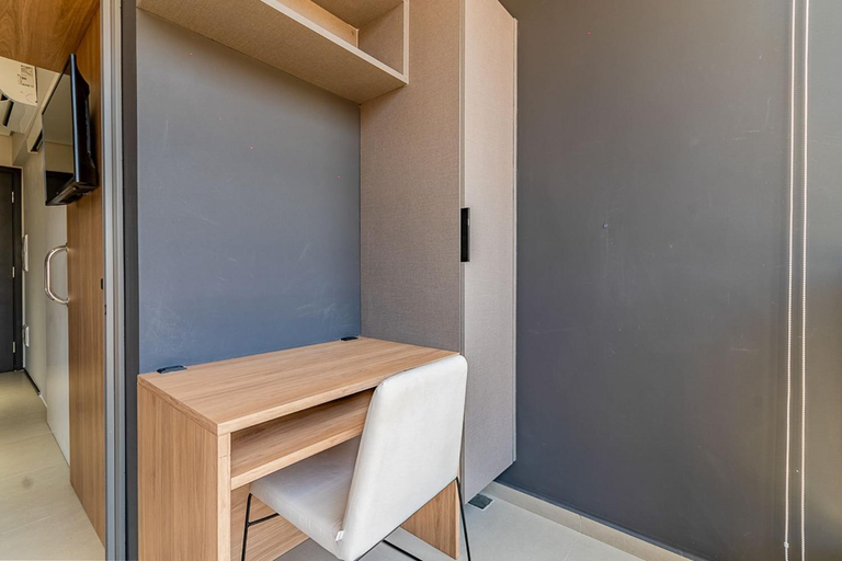 Bedroom 3, Studios Novissimos com Piscina no Rooftop e vista para o Allianz Parque, São Paulo