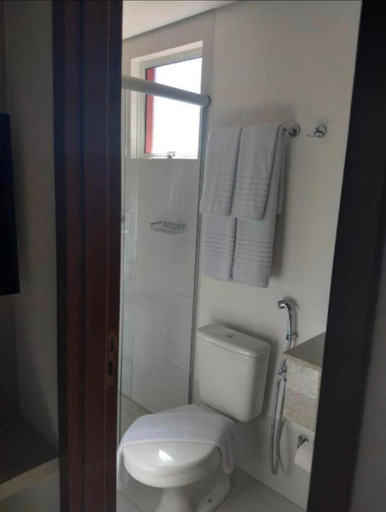 Bathroom, Evian Thermas Residence - Caldas Novas, Caldas Novas