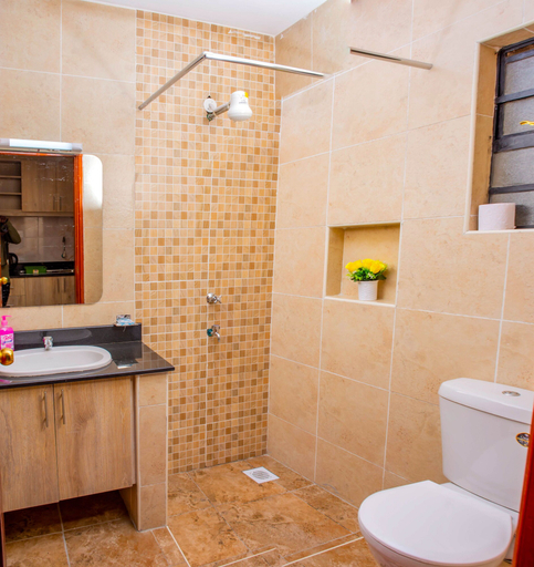 Bathroom 3, SOUTH SUITES APRTMENT STUDIO IN SOUTH B, Starehe