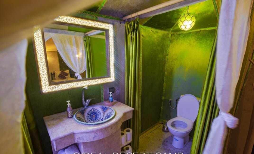Bathroom 3, luxury camp jumeirah resort, Errachidia