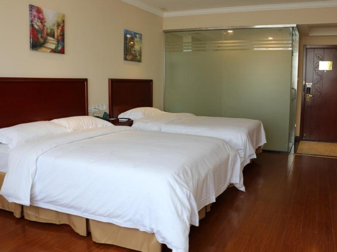 Bedroom 1, GreenTree Inn Hefei Tianehu Wanda Square Express Hotel, Hefei
