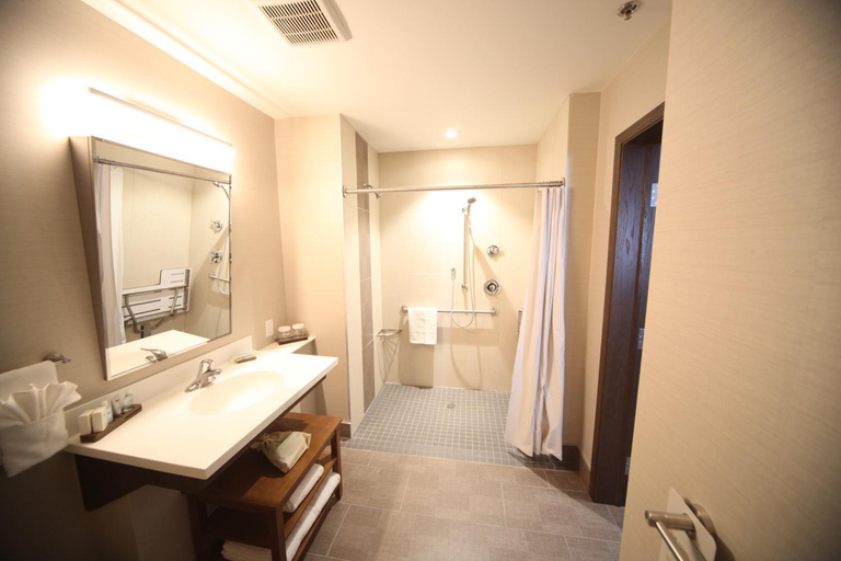 Bathroom 5, Wyndham Garden Edmonton Airport, Division No. 11