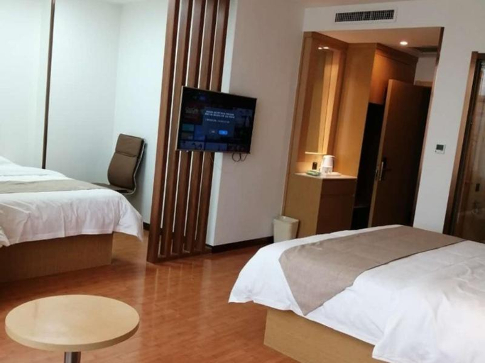 Bedroom 2, GreenTree Inn Shijiazhuang Yuanshi County Beihuan Road, Shijiazhuang
