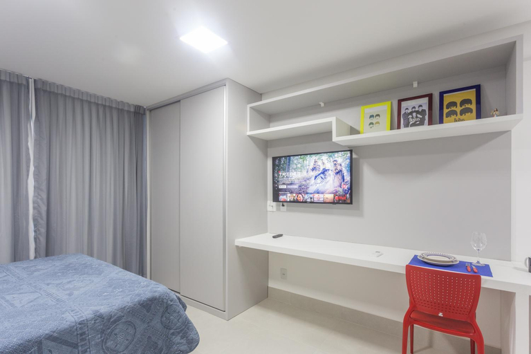 Bedroom 3, Beach Class Ilha do Leite by Easy Home, Recife