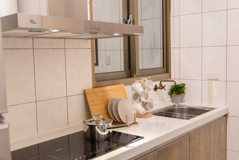 Kitchen, Lin Cuo Bian Homestay, Nantou