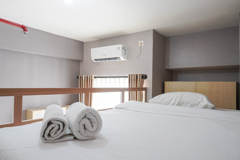 Bedroom 3, Comfy And Minimalist Studio Dave Apartment Near Universitas Indonesia, Depok